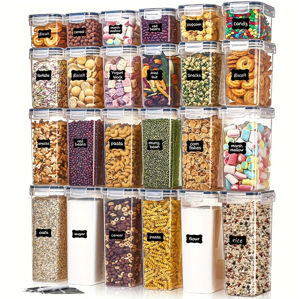 Kitchen Gadgets Pakistan - 24Pcs Food Storage Containers 12 Boxes