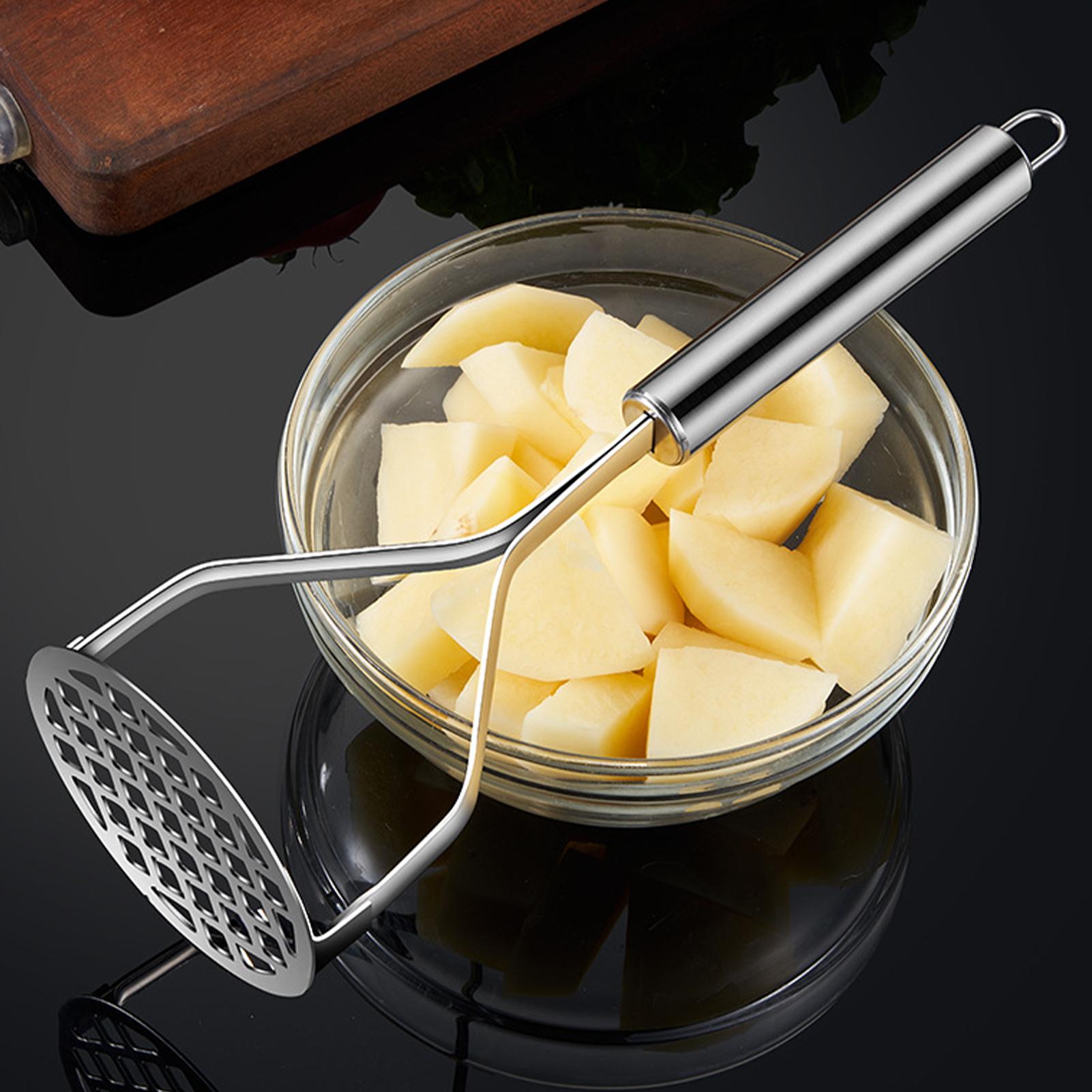 Kitchen Gadgets Men - Manual Stainless Steel Potato Masher Fruit