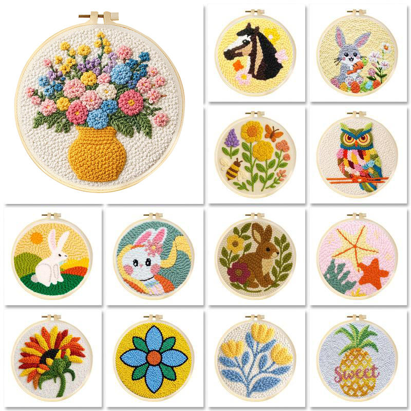 Kitchen Gadgets Crossword - DIY Punch Needle Kits Cute Animal