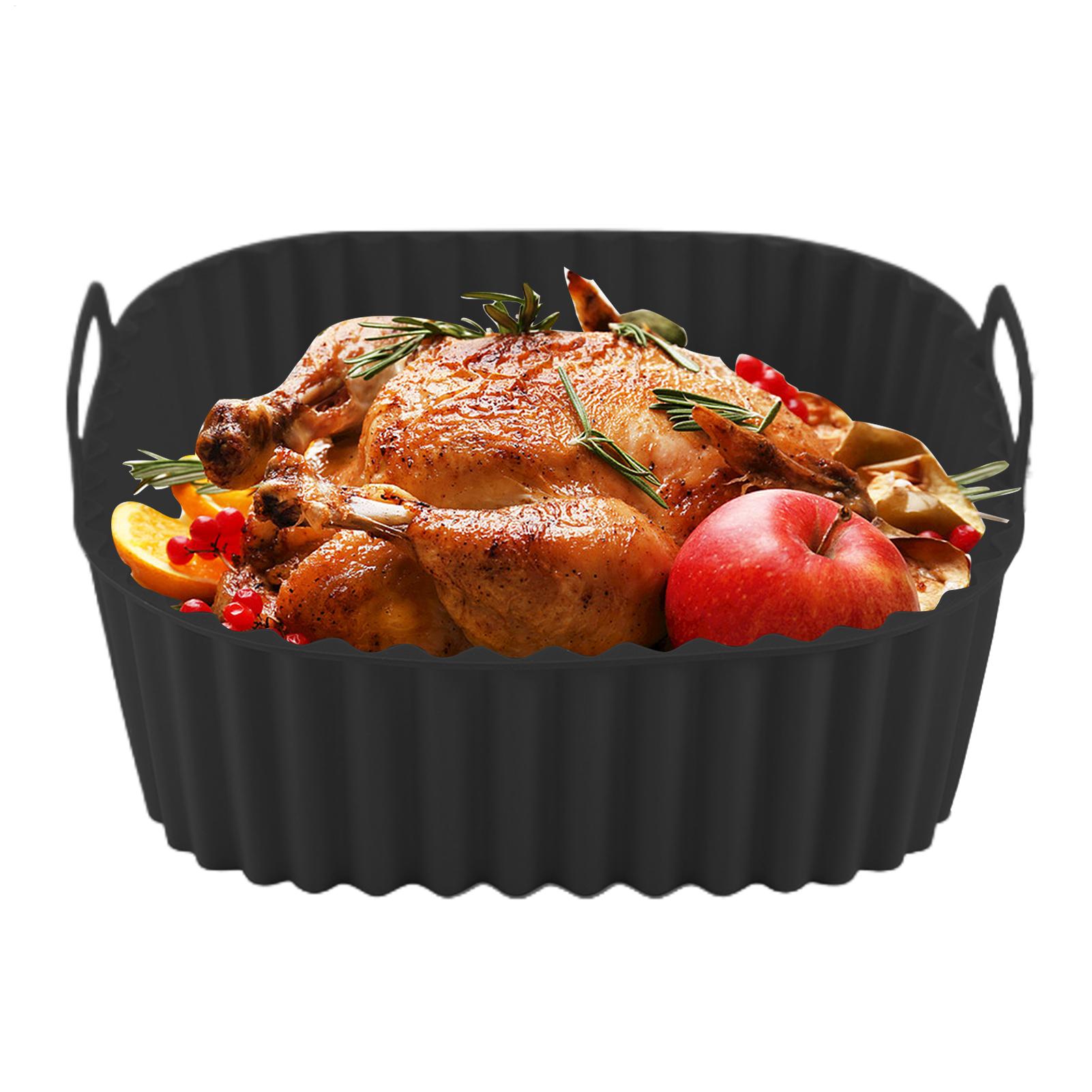 Kitchen Gadgets Men - Silicone Air Fryer Liners Pot Square