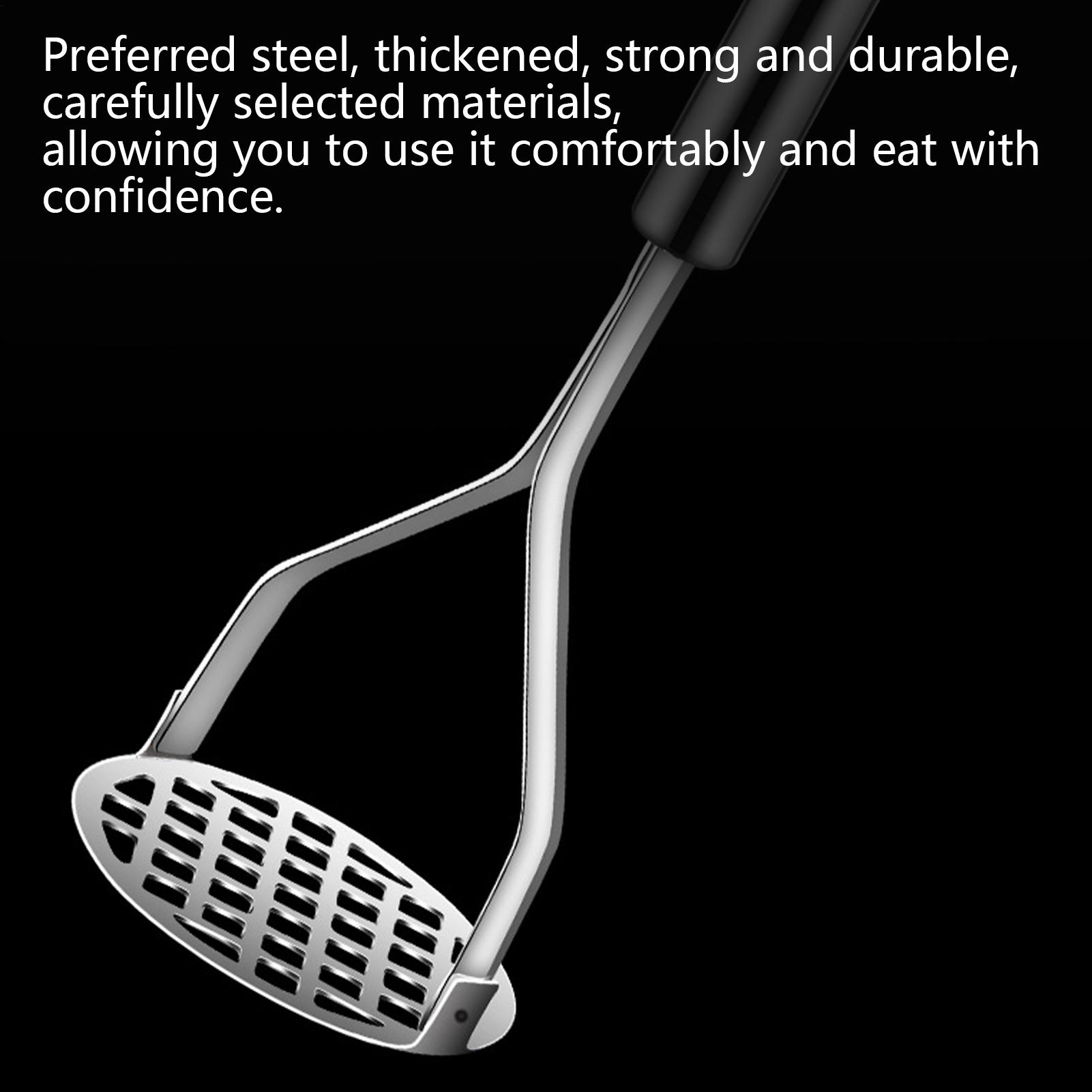 Kitchen Gadgets Men - Manual Potato Masher Stainless Steel Food