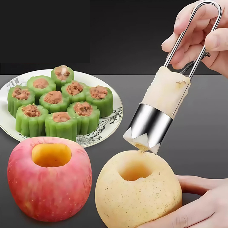 Stainless Steel Fruit Core Rem - Kitchen Gadgets & Toys ulasan dan harga