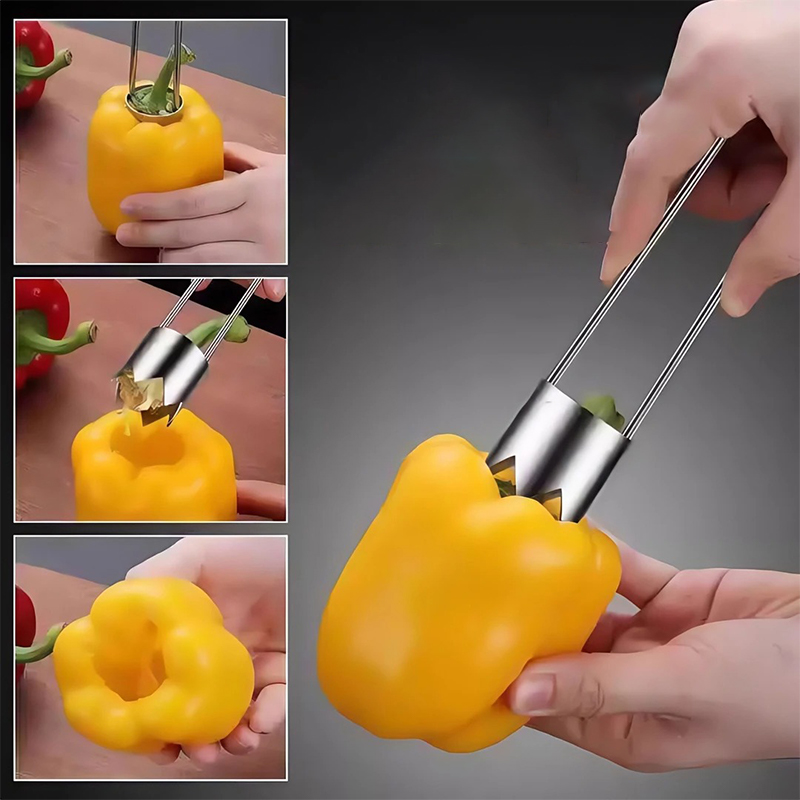 Stainless Steel Fruit Core Rem - Kitchen Gadgets & Toys ulasan dan harga