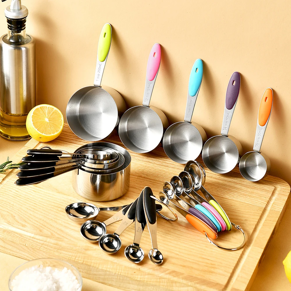 5/10Pcs Stainless Steel Measur - Kitchen Gadgets Pakistan ulasan dan harga
