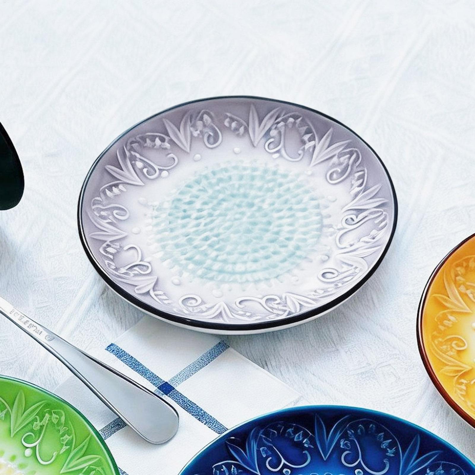 Garlic Grater Plate Ceramic Ha - Kitchen Gadgets Men ulasan dan harga
