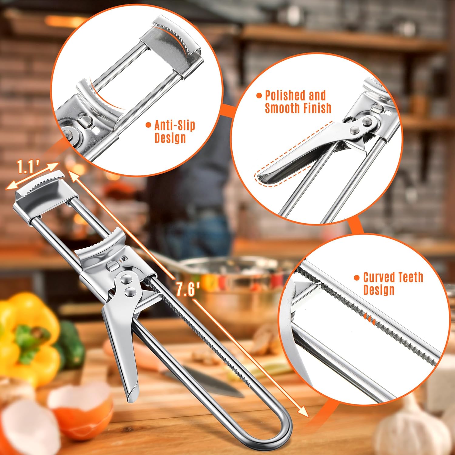 Adjustable Stainless Steel Jar - Kitchen Gadgets Men ulasan dan harga