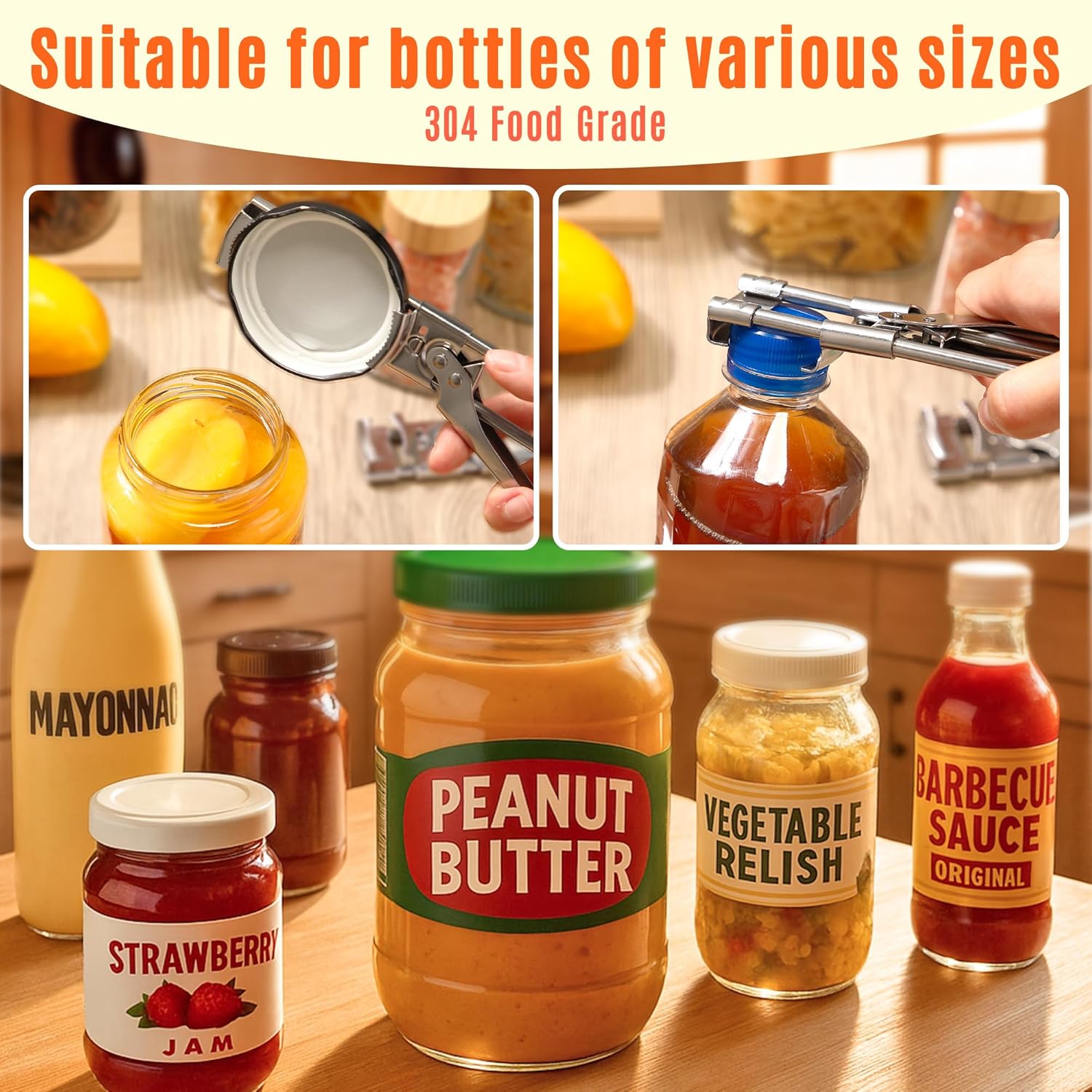 Adjustable Stainless Steel Jar - Kitchen Gadgets Men ulasan dan harga