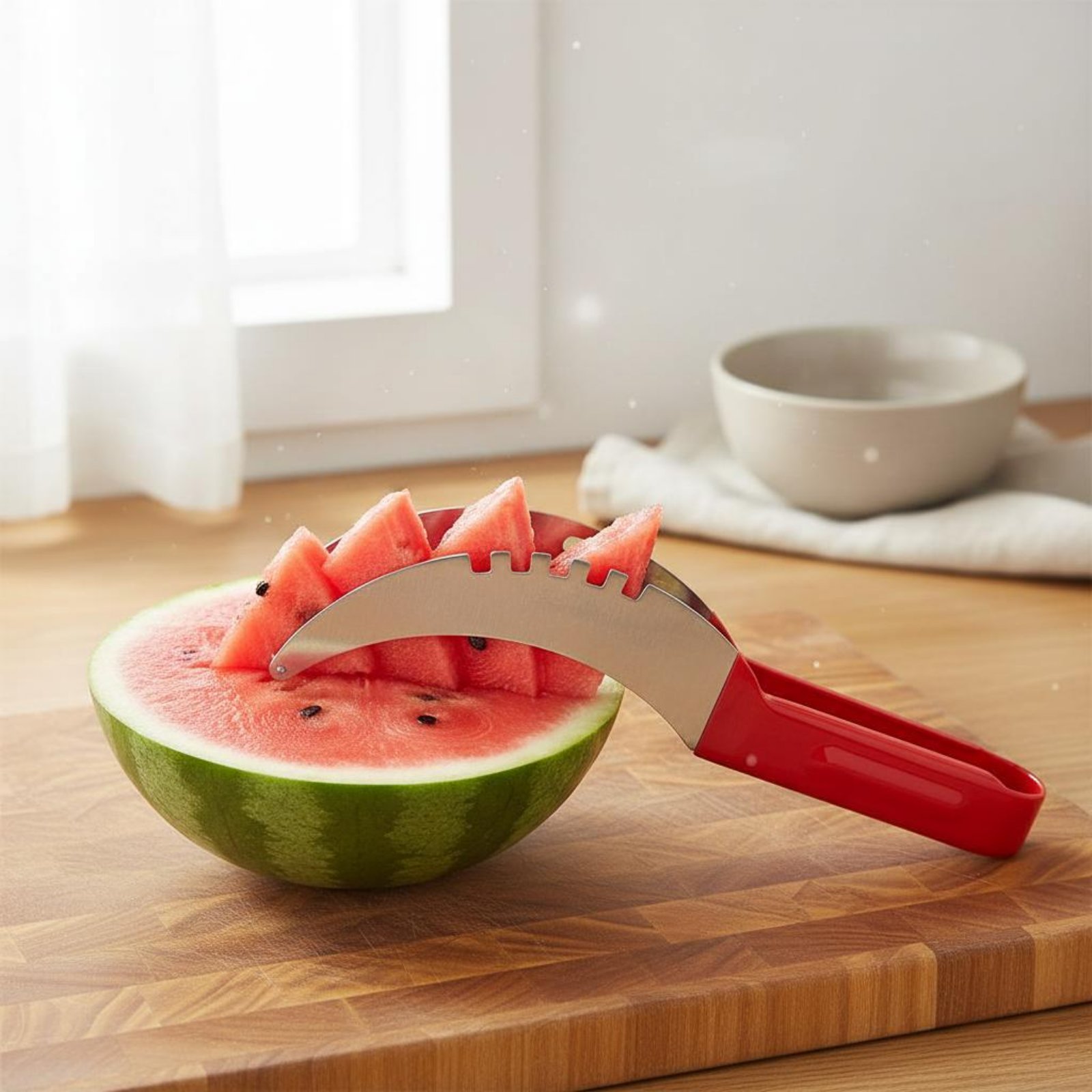Watermelon Cube Cutter Food Gr - Kitchen Gadgets & Toys ulasan dan harga