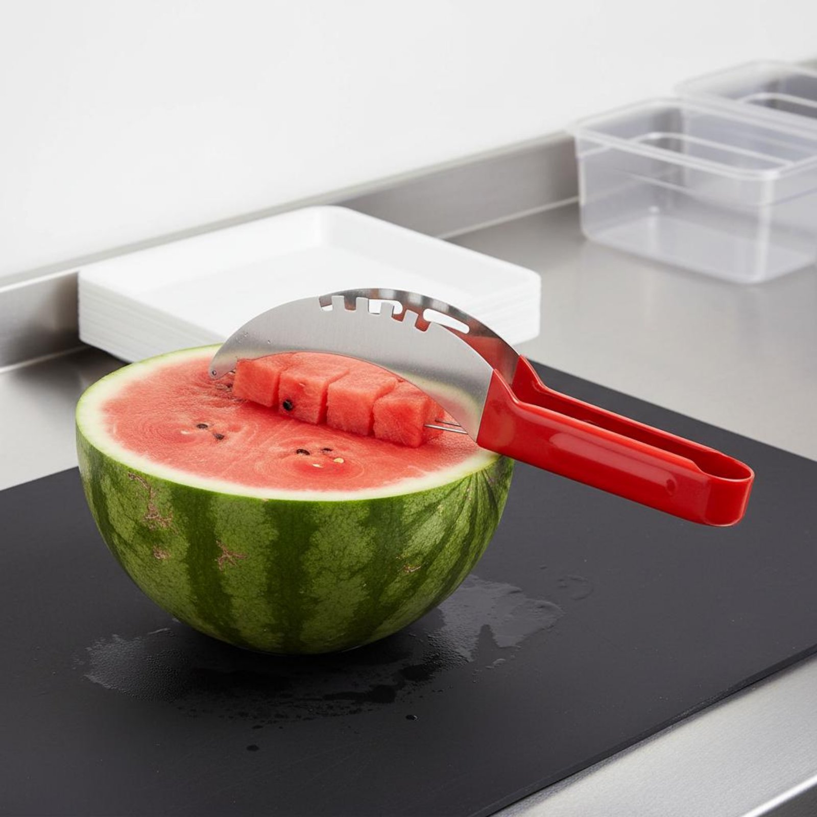 Watermelon Cube Cutter Food Gr - Kitchen Gadgets & Toys ulasan dan harga
