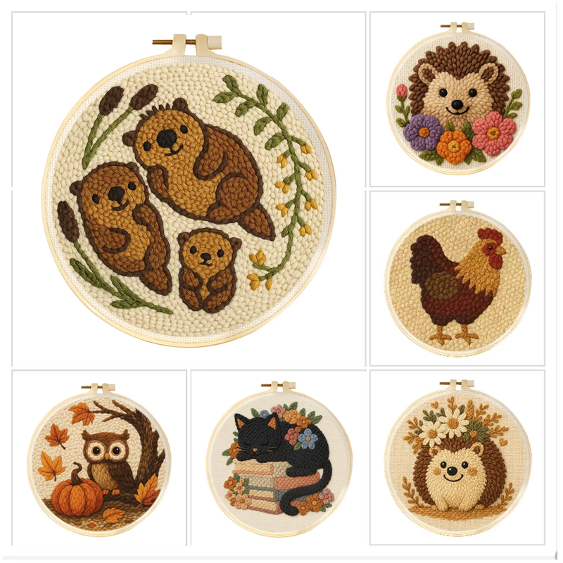 Punch Needle Embroidery Kits F - Kitchen Gadgets Crossword ulasan dan harga