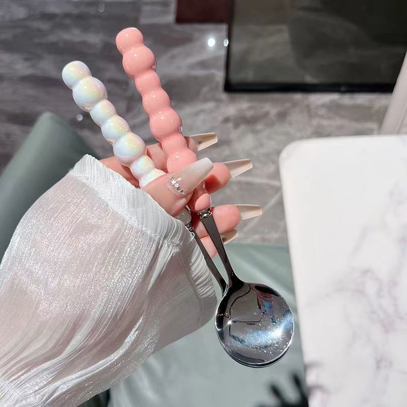Pearl Handle Spoon Stainless S - Kitchen Gadgets Pakistan ulasan dan harga