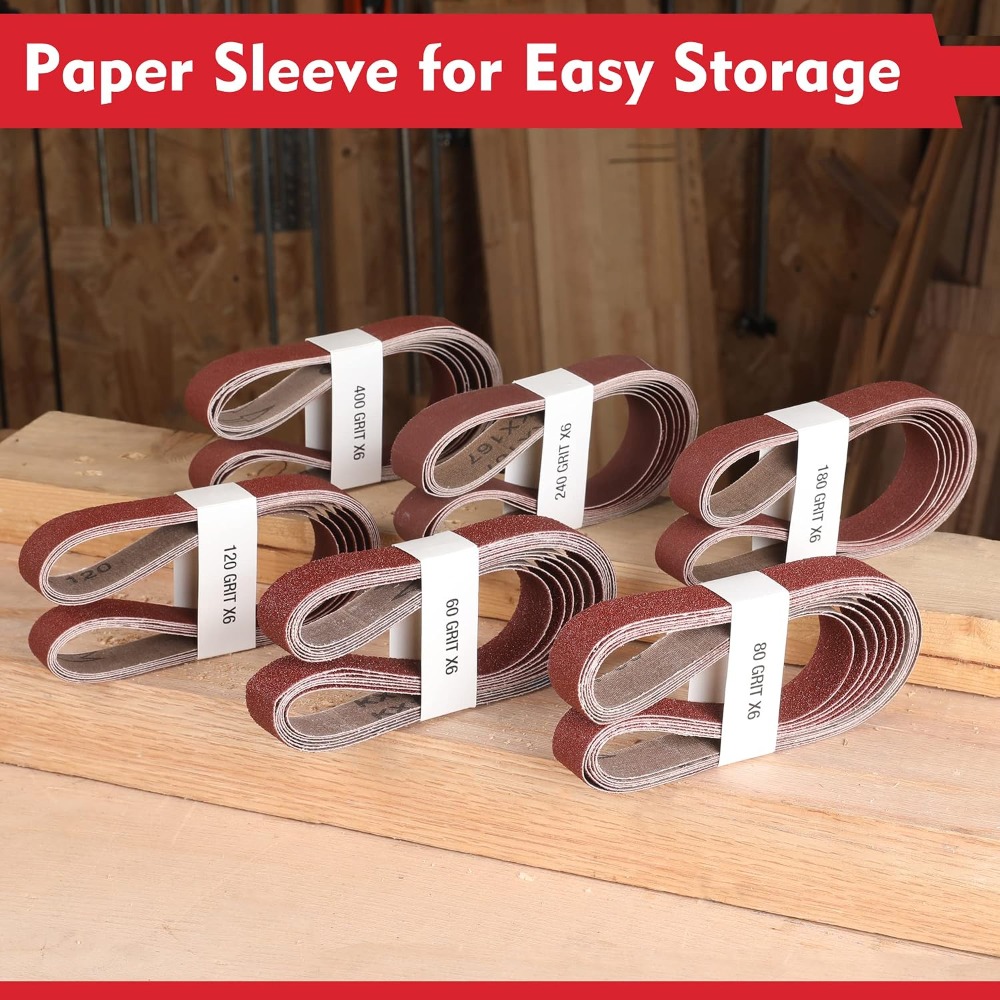 36 Pack 1x30 Inch Sanding Belt - Knife Sharpener ulasan dan harga