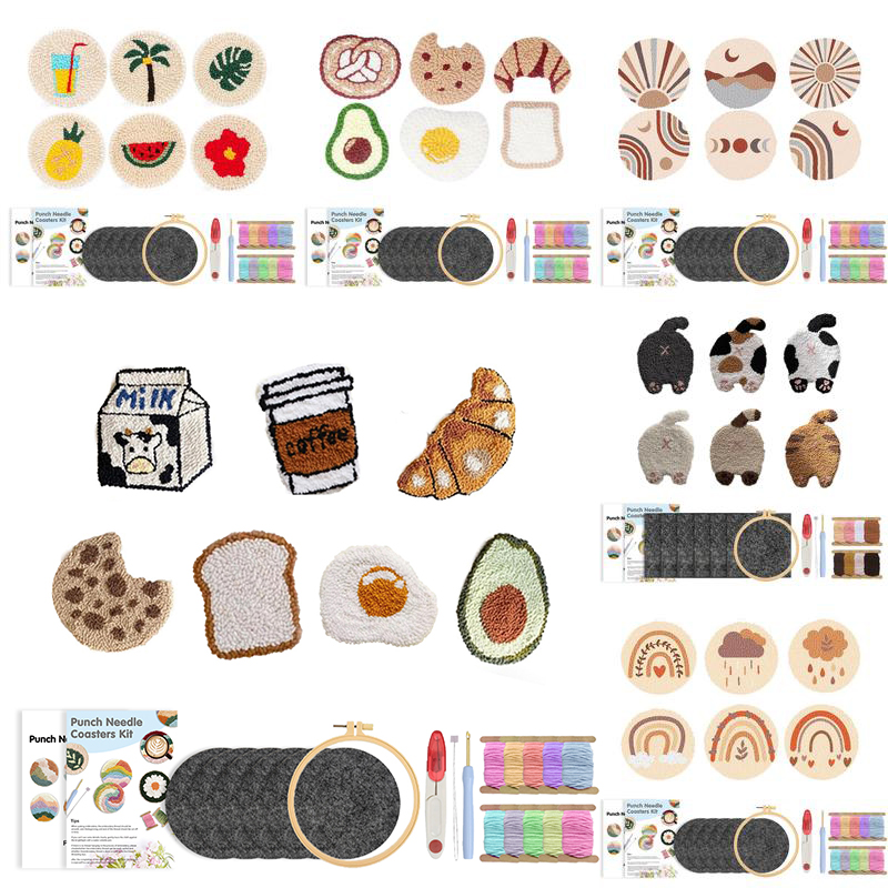 GATYZTORY Punch Needle Coaster - Kitchen Gadgets Crossword ulasan dan harga