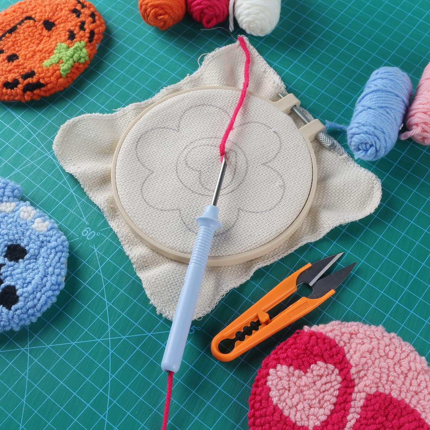 6pcs Cat Punch Needle Embroide - Kitchen Gadgets Crossword ulasan dan harga
