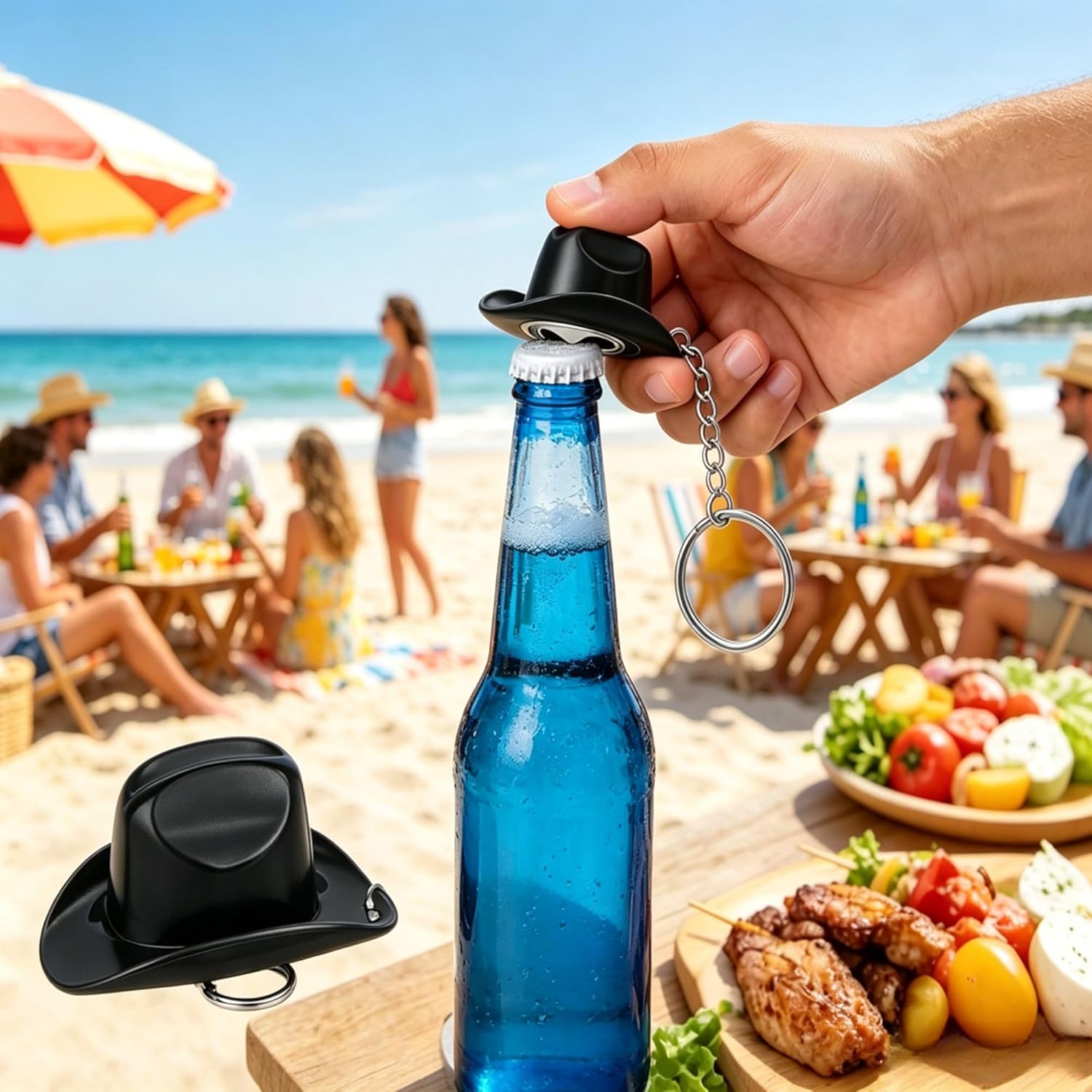 2 PCS Cowboy Hat Design Bottle - Kitchen Gadgets Men ulasan dan harga