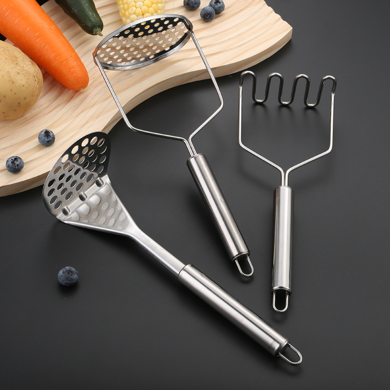 Stainless Steel Potato Masher  - Kitchen Gadgets For Kids ulasan dan harga