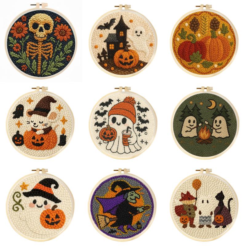 Punch Needle Kit Ghost Pumpkin - Kitchen Gadgets Crossword ulasan dan harga