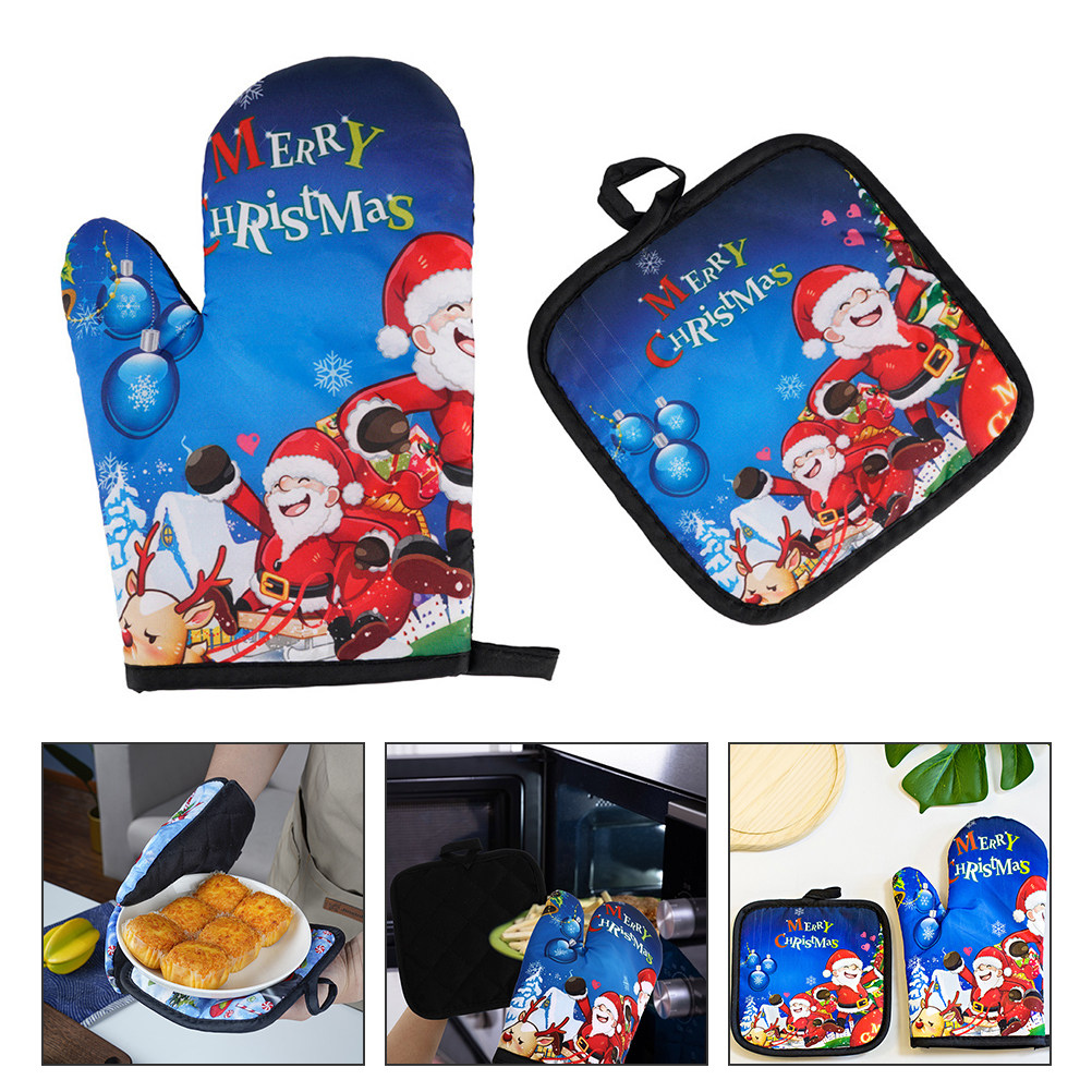 Heat Resistant Gloves Xmas Glo - Kitchen Gadgets Xmas ulasan dan harga