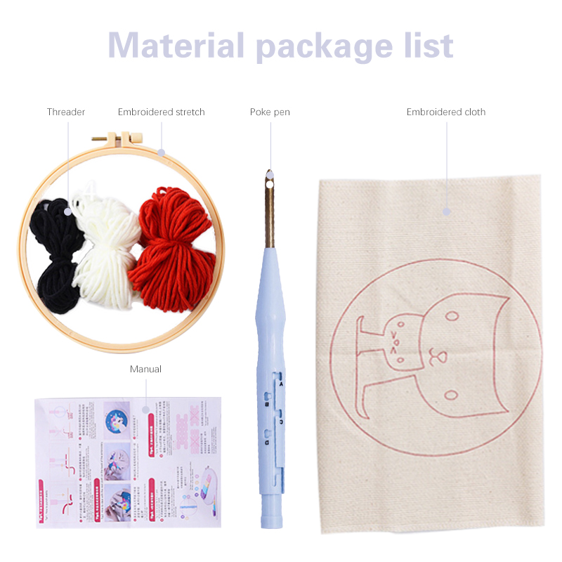 DIY Punch Needle Embroidery Ki - Kitchen Gadgets Crossword ulasan dan harga