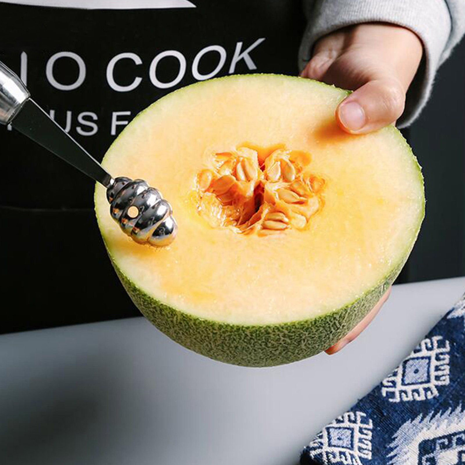 1Pcs Stainless Steel Fruit Sco - Kitchen Gadgets & Toys ulasan dan harga