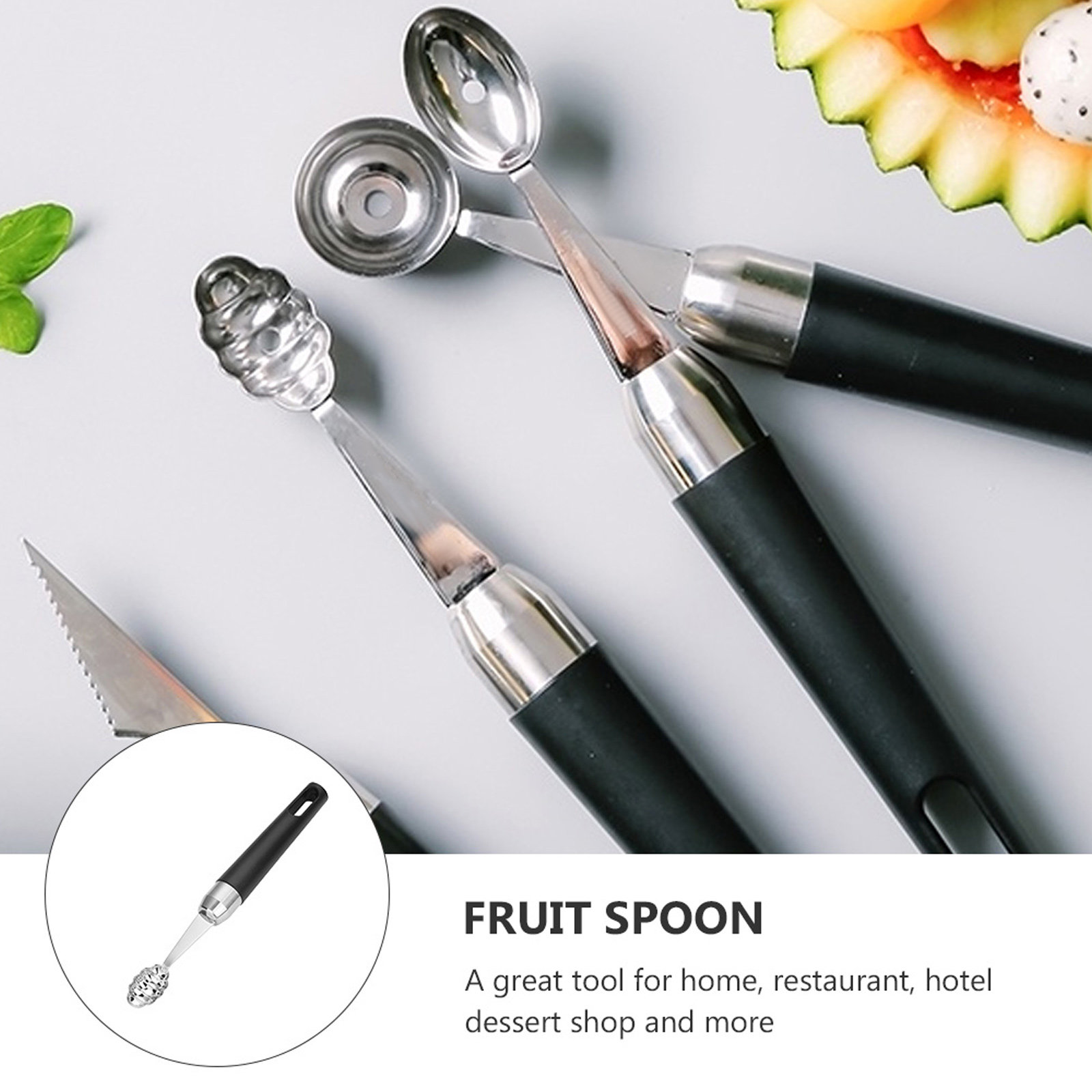 1Pcs Stainless Steel Fruit Sco - Kitchen Gadgets & Toys ulasan dan harga