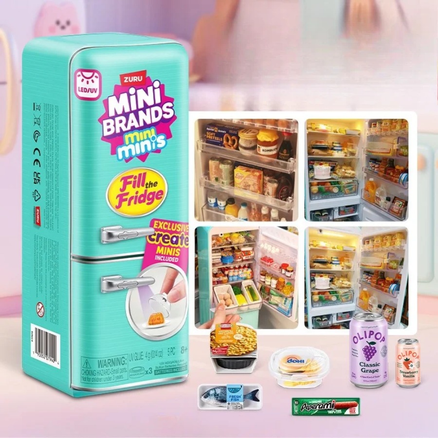 ZURU 5 Surprise Mini Fridge Ba - Kitchen Gadgets For Kids ulasan dan harga